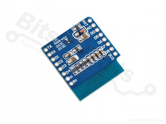 Display OLED 64x48/0,66inch I2C Shield WeMos D1 mini 